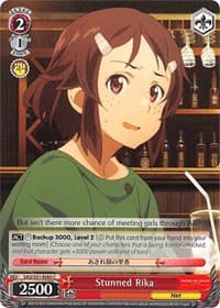 Stunned Rika - Sword Art Online The Movie: -Ordinal Scale- - Weiss Schwarz card