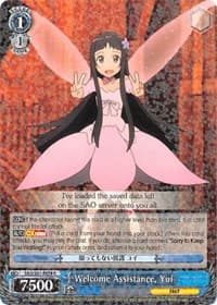 Welcome Assistance, Yui - Sword Art Online The Movie: -Ordinal Scale- - Weiss Schwarz card