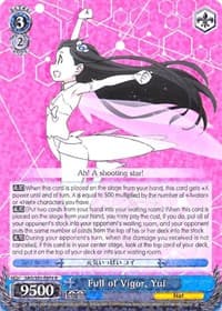 Full of Vigor, Yui - Sword Art Online The Movie: -Ordinal Scale- - Weiss Schwarz card