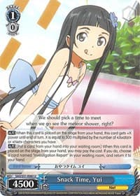 Snack Time, Yui - Sword Art Online The Movie: -Ordinal Scale- - Weiss Schwarz card