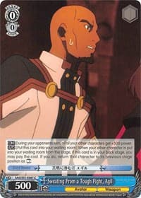 Sweating From a Tough Fight, Agil - Sword Art Online The Movie: -Ordinal Scale- - Weiss Schwarz card