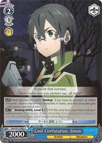 Cool Confutation, Sinon - Sword Art Online The Movie: -Ordinal Scale- - Weiss Schwarz card