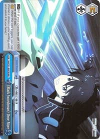 "Black Swordsman" Once More (RRR) - Sword Art Online The Movie: -Ordinal Scale- - Weiss Schwarz card