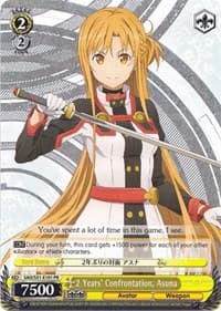 2 Years' Confrontation, Asuna - Sword Art Online The Movie: -Ordinal Scale- - Weiss Schwarz card