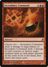 Incendiary Command - Lorwyn - Magic: The Gathering card