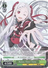 Bonus Time! Yuna - Sword Art Online The Movie: -Ordinal Scale- - Weiss Schwarz card