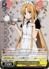 Maid Clothes Asuna - Sword Art Online The Movie: -Ordinal Scale- - Weiss Schwarz card