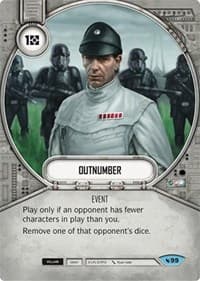 Outnumber - Legacies - Star Wars: Destiny card