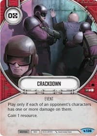 Crackdown - Legacies - Star Wars: Destiny card