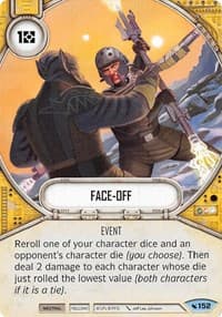 Face-Off - Legacies - Star Wars: Destiny card