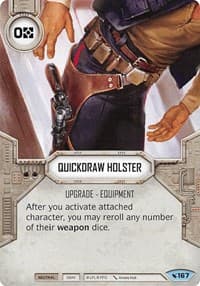 Quickdraw Holster - Legacies - Star Wars: Destiny card
