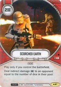 Scorched Earth - Legacies - Star Wars: Destiny card
