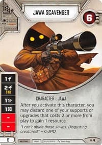 Jawa Scavenger (Card Only) - Rivals - Star Wars: Destiny card