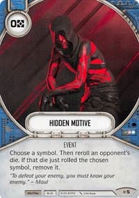 Hidden Motive - Rivals - Star Wars: Destiny card