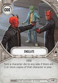 Emulate - Rivals - Star Wars: Destiny card