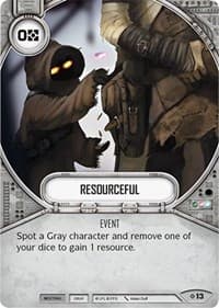 Resourceful - Rivals - Star Wars: Destiny card