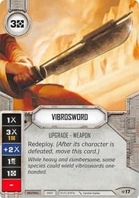 Vibrosword (Card Only) - Rivals - Star Wars: Destiny card