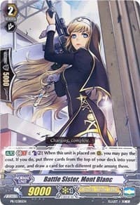 Battle Sister, Mont Blanc - Promo Cards - Cardfight Vanguard card