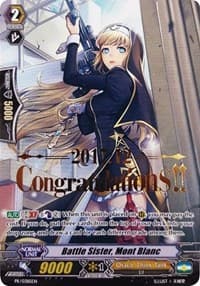 Battle Sister, Mont Blanc (Hot Stamped) - Promo Cards - Cardfight Vanguard card