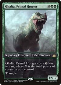 Ghalta, Primal Hunger - Game Day & Store Championship Promos - Magic: The Gathering card