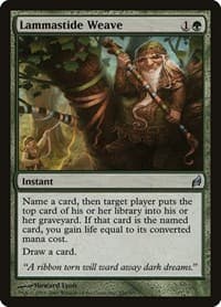Lammastide Weave - Lorwyn - Magic: The Gathering card
