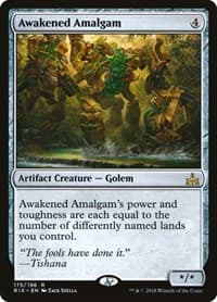 Awakened Amalgam - Rivals of Ixalan - Magic: The Gathering card