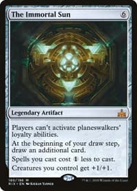 The Immortal Sun - Rivals of Ixalan - Magic: The Gathering card