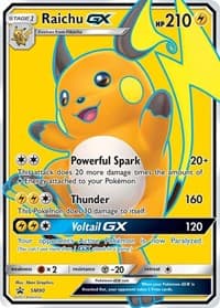 Raichu GX - SM90 - SM Promos - Pokemon card