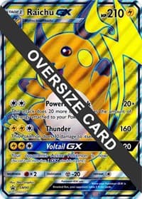 Raichu GX - SM90 - Jumbo Cards - Pokemon card