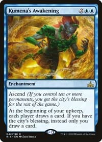Kumena's Awakening - Rivals of Ixalan - Magic: The Gathering card