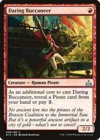 Daring Buccaneer - Rivals of Ixalan - Magic: The Gathering card