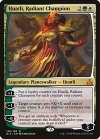 Huatli, Radiant Champion - Rivals of Ixalan - Magic: The Gathering card