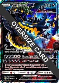 Guzzlord GX - 63a/111 - Jumbo Cards - Pokemon card