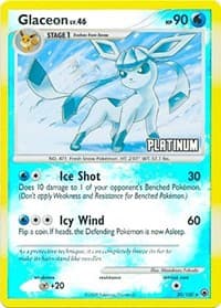 Glaceon - 20/100 [Platinum] - Burger King Promos - Pokemon card