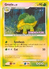 Grotle - 49/130 [Diamond & Pearl] - Burger King Promos - Pokemon card