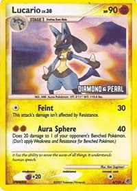 Lucario - 6/130 [Diamond & Pearl] - Burger King Promos - Pokemon card