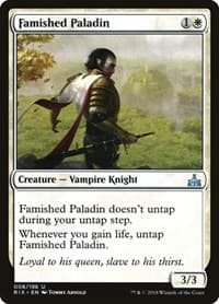 Famished Paladin - Rivals of Ixalan - Magic: The Gathering card