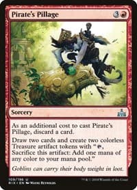 Pirate's Pillage - Rivals of Ixalan - Magic: The Gathering card