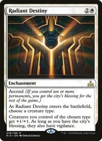 Radiant Destiny - Rivals of Ixalan - Magic: The Gathering card
