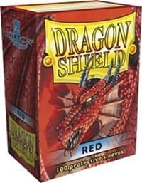 Dragon Shield - Red (100-Pack) - Dragon Shield Card Sleeves - Card Sleeves card