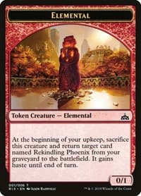 Elemental Token (001) - Rivals of Ixalan - Magic: The Gathering card
