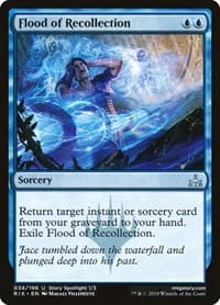 Flood of Recollection - Rivals of Ixalan - Magic: The Gathering card
