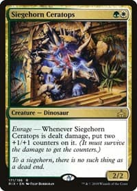 Siegehorn Ceratops - Rivals of Ixalan - Magic: The Gathering card