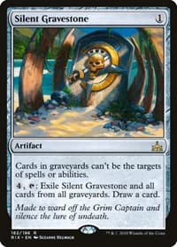 Silent Gravestone - Rivals of Ixalan - Magic: The Gathering card