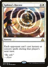 Sphinx's Decree - Rivals of Ixalan - Magic: The Gathering card