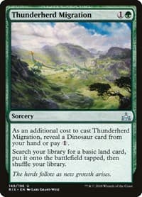 Thunderherd Migration - Rivals of Ixalan - Magic: The Gathering card