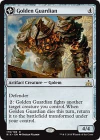 Golden Guardian - Rivals of Ixalan - Magic: The Gathering card