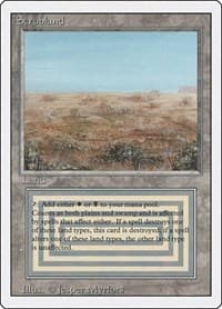Scrubland - Revised Edition - Magic: The Gathering card