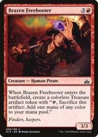 Brazen Freebooter - Rivals of Ixalan - Magic: The Gathering card