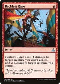Reckless Rage - Rivals of Ixalan - Magic: The Gathering card